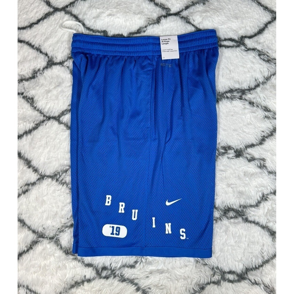 NIKE Dri Fit UCLA Bruins Football Mesh College Shorts Mens Sz L *NEW* DR4080-403 - Picture 6 of 9